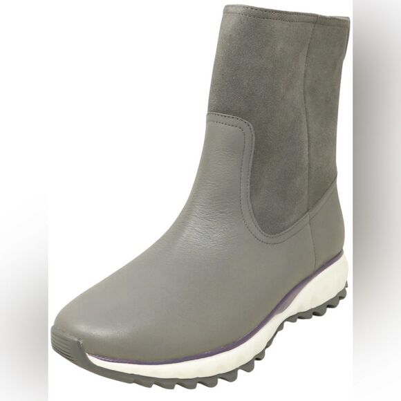 Cole Haan Women's ZG XC Mid Calf Boot Quiet Shade Mid-Calf Suede - 7.5 M - Picture 1 of 11